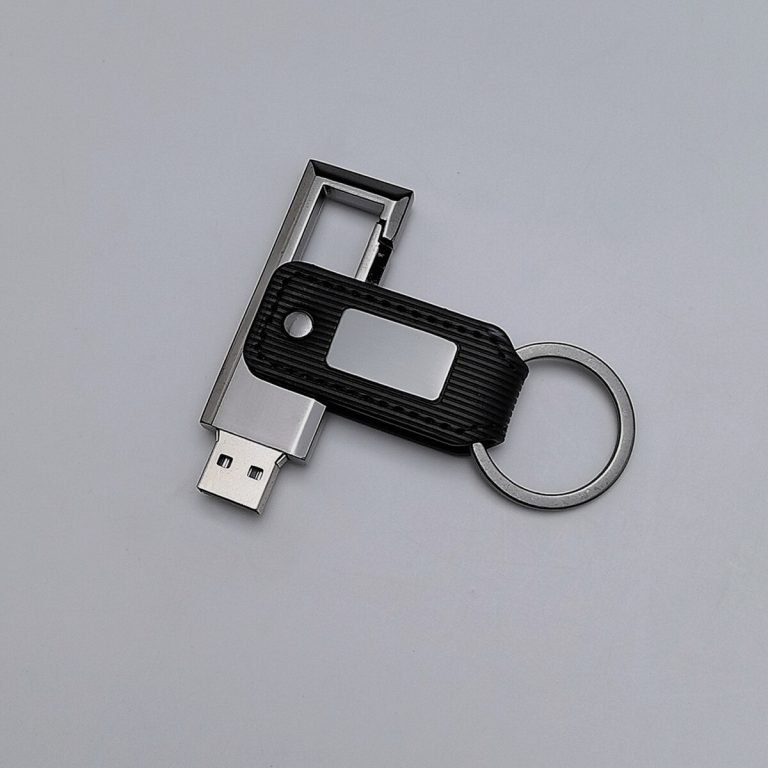 Étui De Rangement Pour Clés USB En Simili Cuir - Avec Porte-Clés, Anti-Perte, Pour Professionnels, Étudiants (Dimensions 6,2x2,1x1,1 Cm) - 9