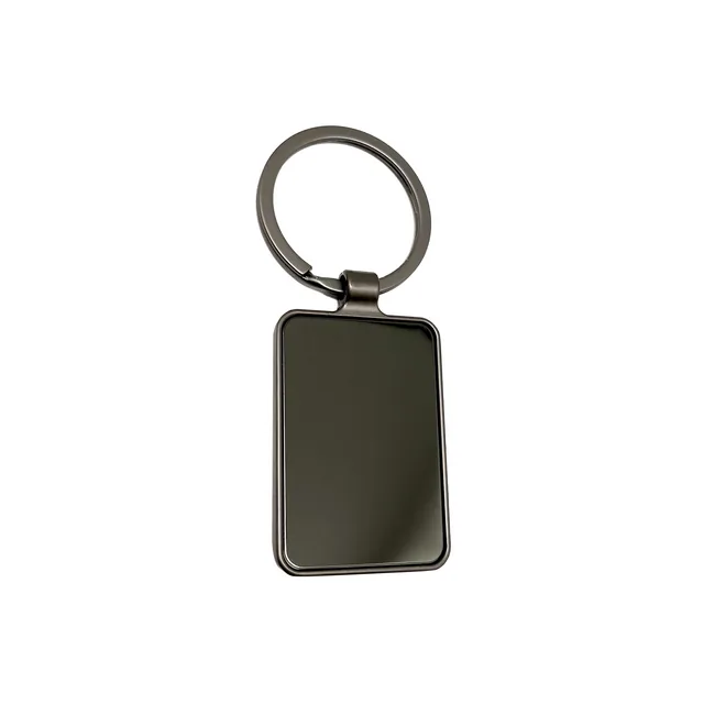 Porte-clés métal rectangulaire personnalisable pour entreprises