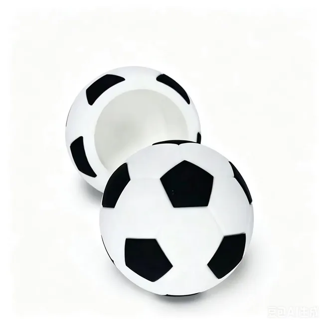 Bouchon pour thermos ballon de foot en silicone