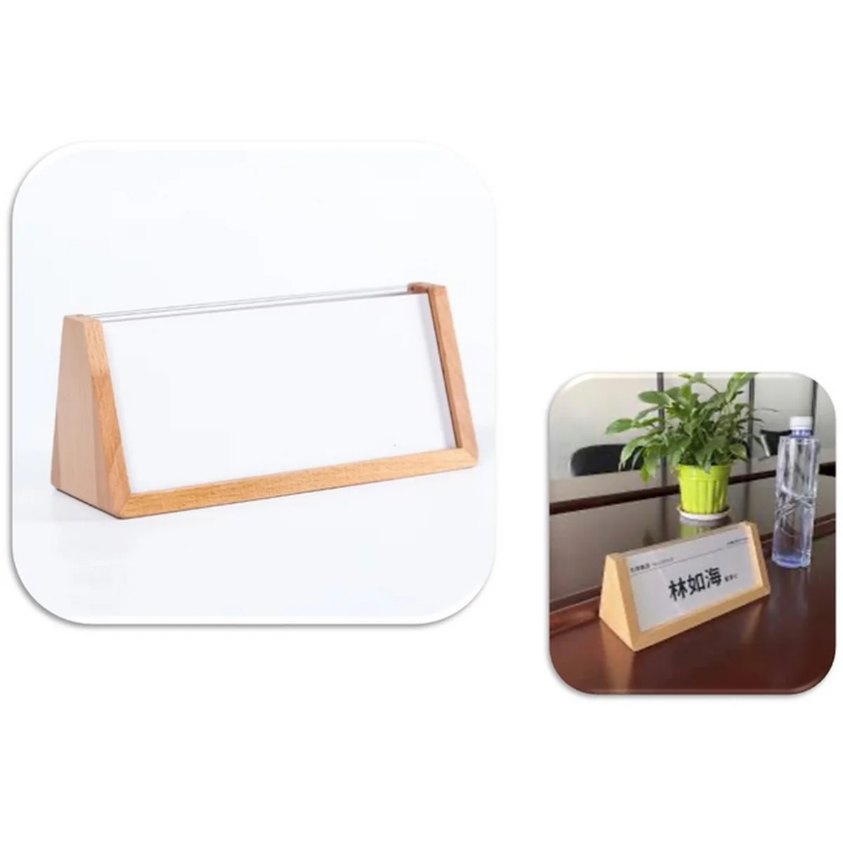 Chevalet doube face en bois 8.6×19.7cm