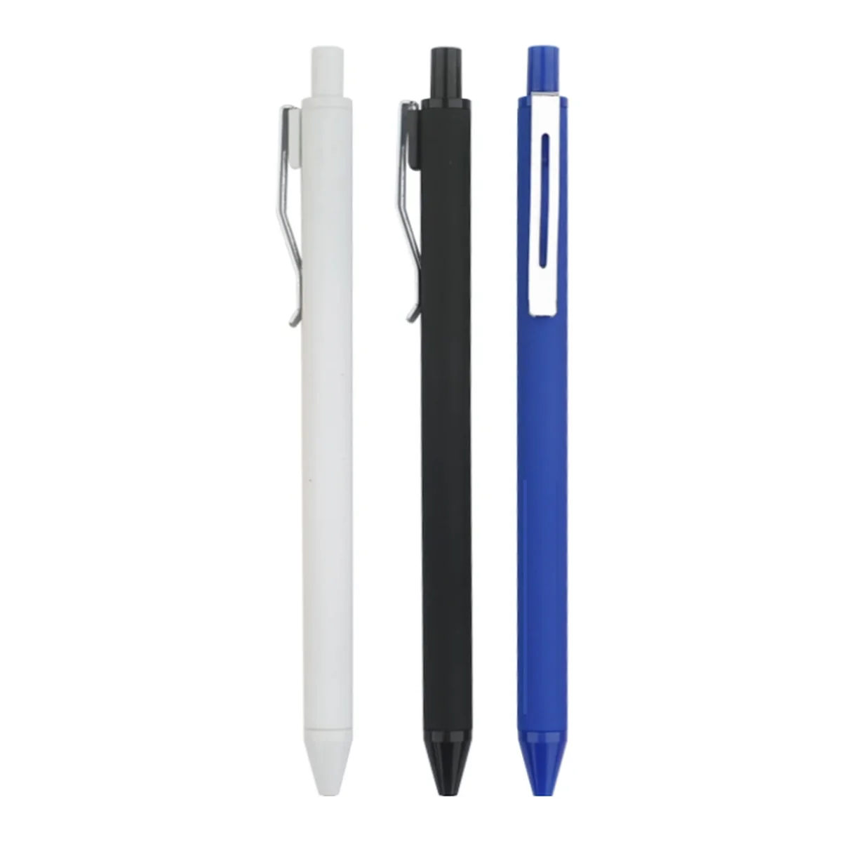 Stylo plastique bombardier avec clip métalique