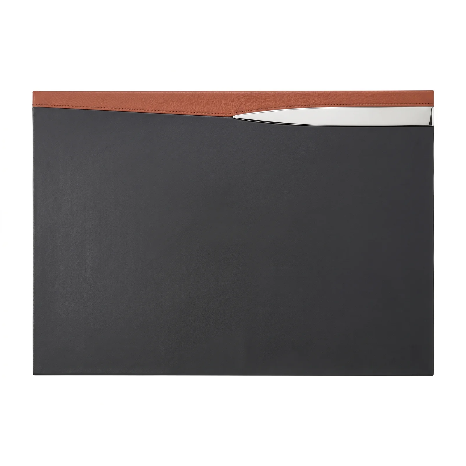 Sous-main de bureau personnalisable en simili avec bande