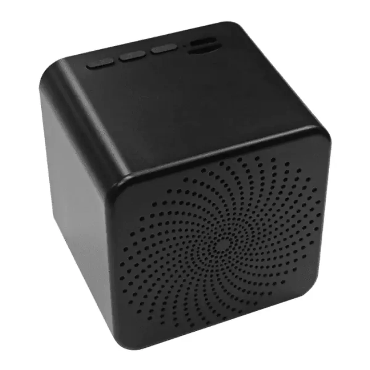 Haut-Parleur 3W Cube Noir Personnalisé – Enceinte Bluetooth Maroc