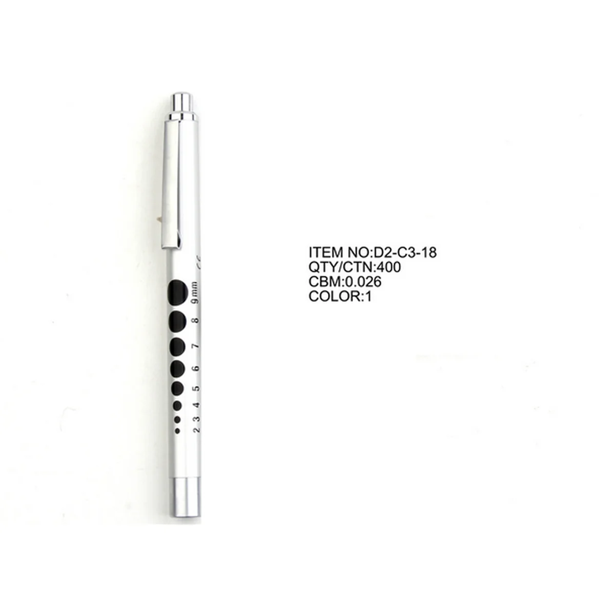 Stylo torche médical personnalisable pour entreprises et professionnels de santé
