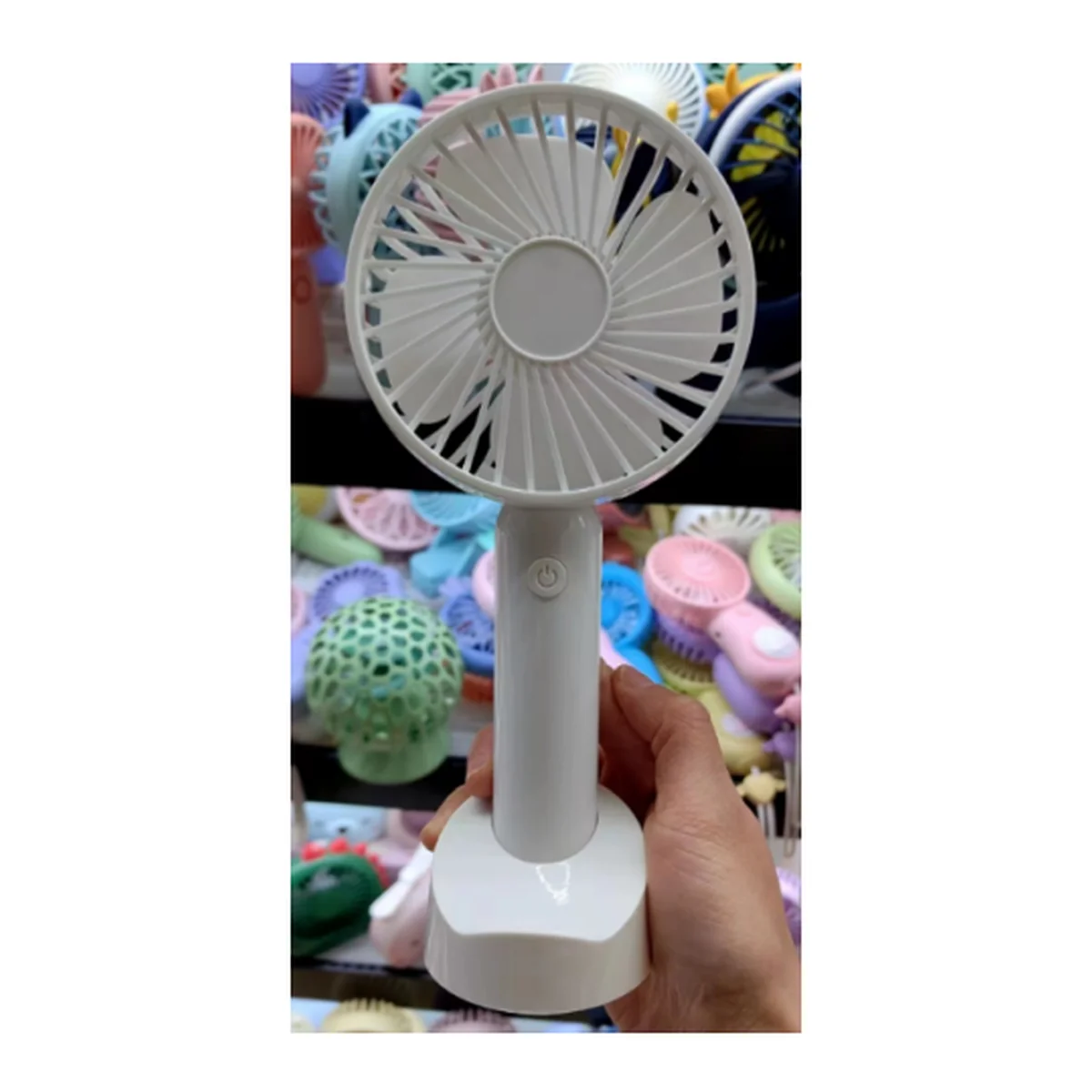 Ventilateur mini portable blanc