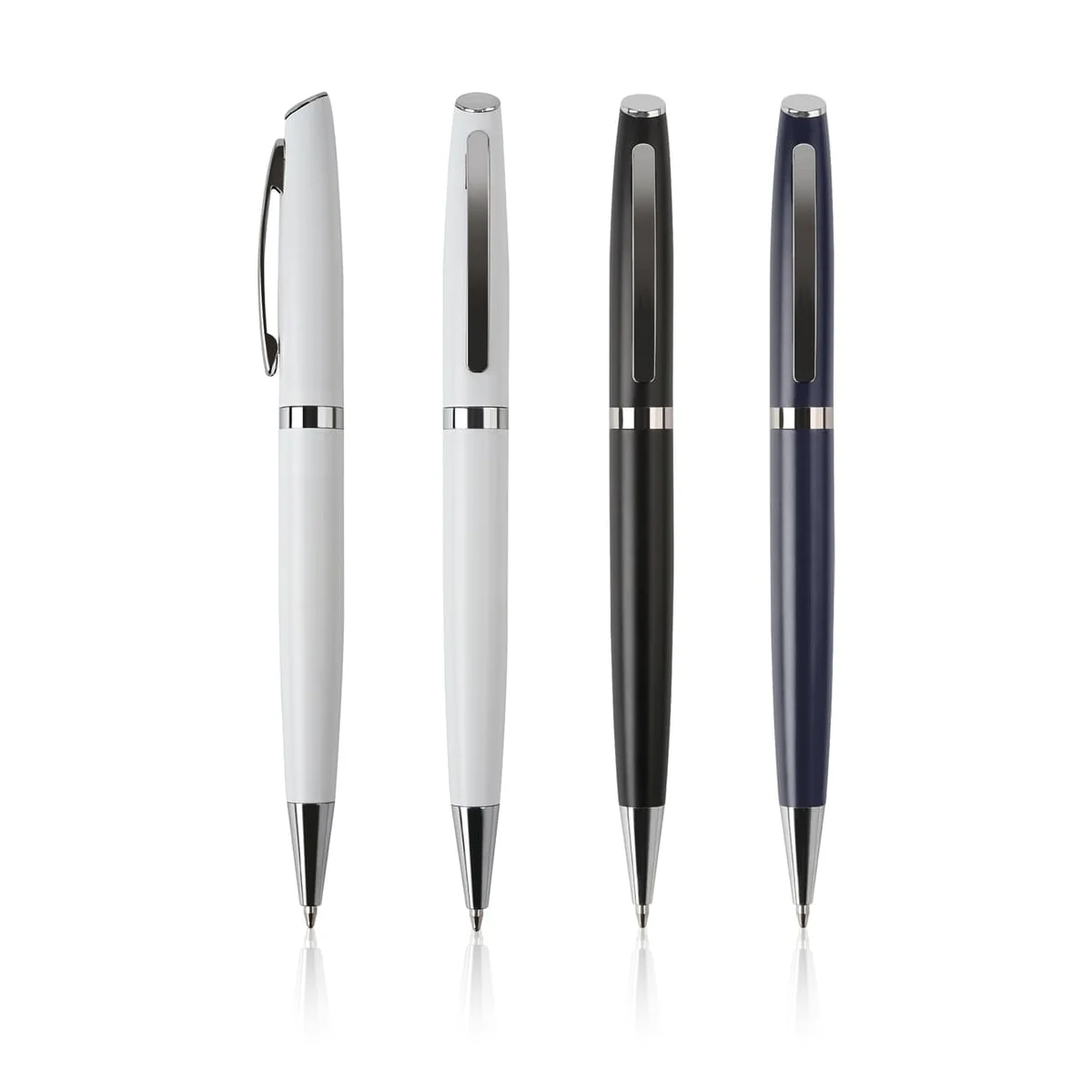 Stylo Métal Deluxe Gun Mat Personnalisé – Stylo Luxe Entreprise Maroc