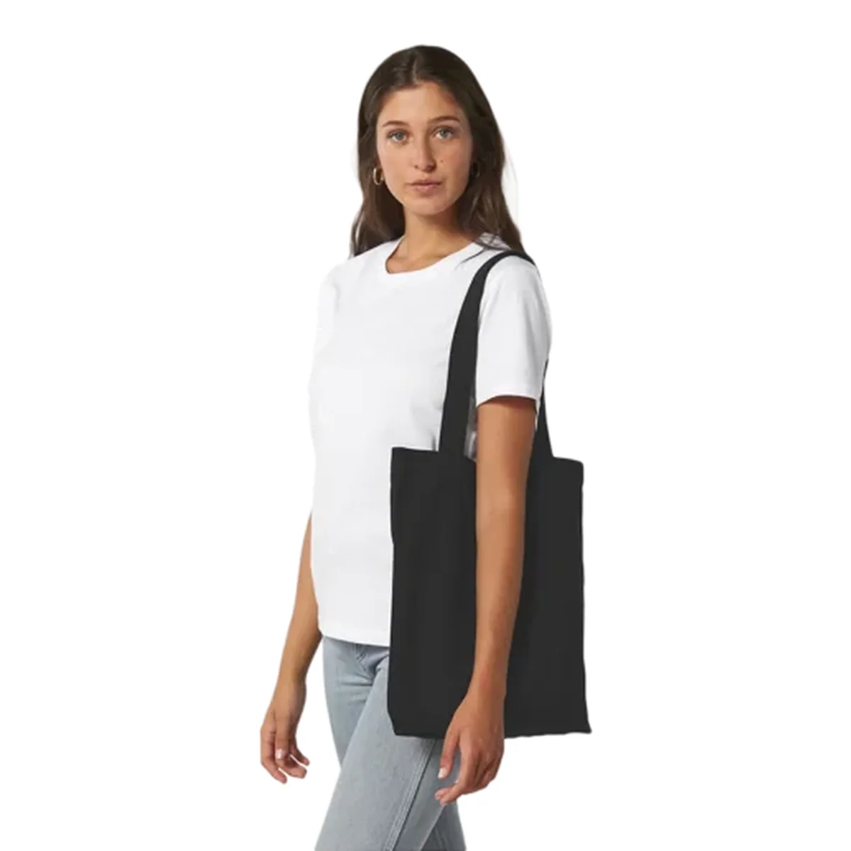 Sac en toile de coton écologique noir