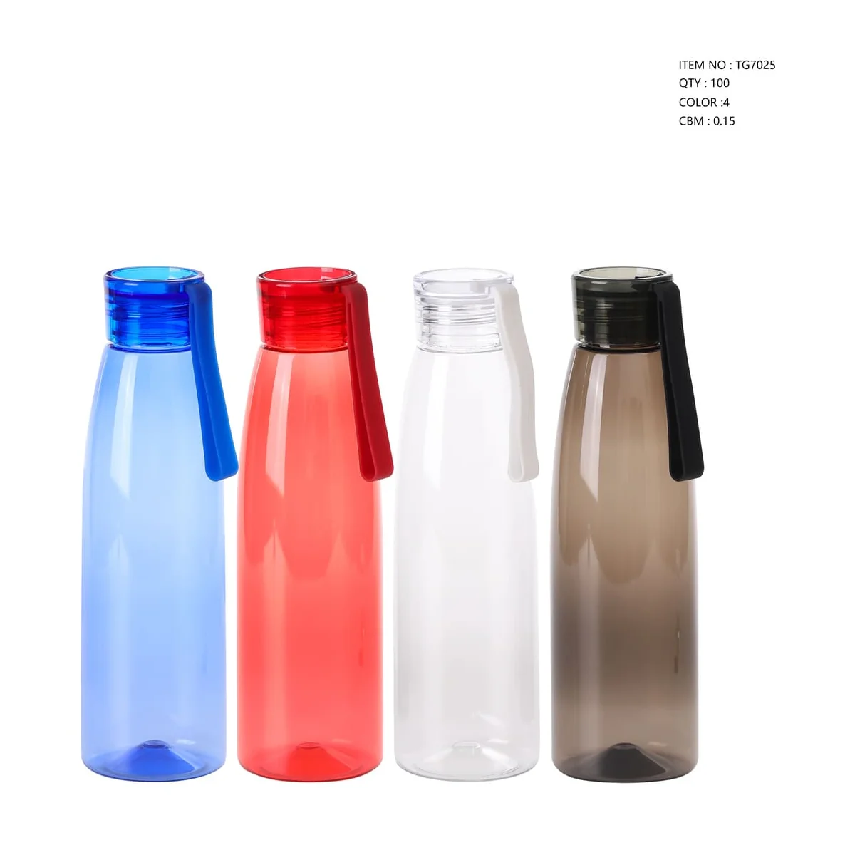 Gourde Plastique 500ml avec Anse Silicone Personnalisée – Goodies Hydratation Maroc
