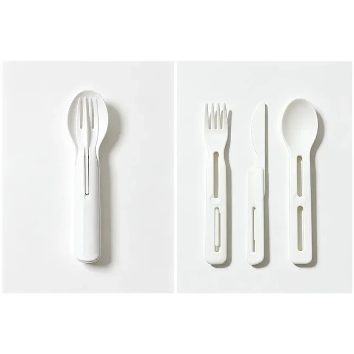 Set de couverts 3 pièces en plastique recyclé personnalisable