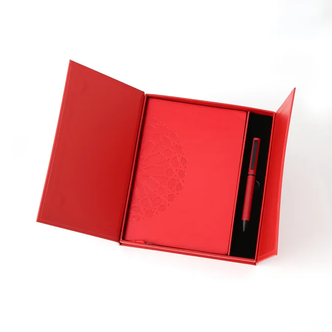 Coffret cadeau bloc-notes et stylo personnalisable pour entreprise