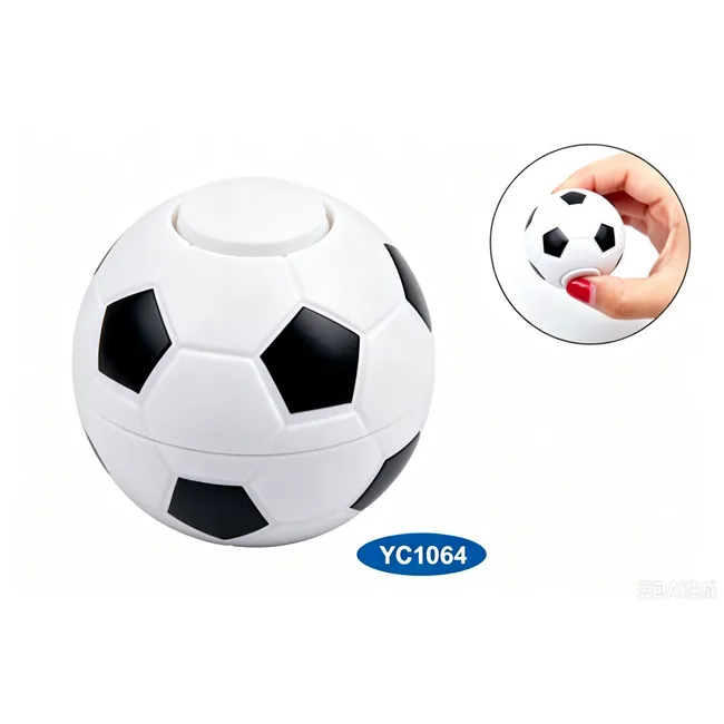 Spinner anti-stress ballon de foot en plastique personnalisable