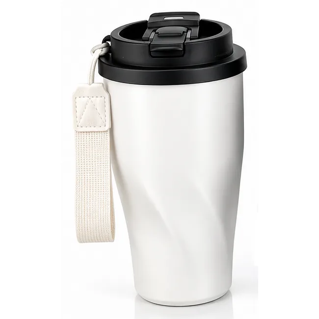 Mug isotherme inox twist personnalisable pour entreprises et hôtels