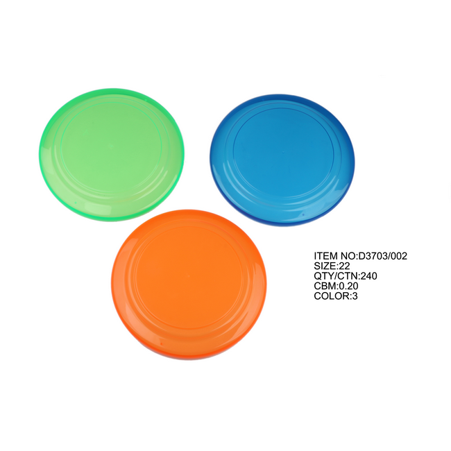 Frisbee En Plastique Transparent