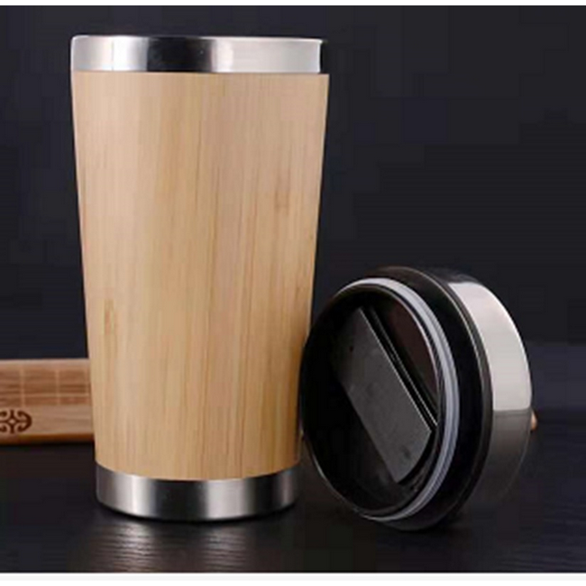 Mug Bambou Inox 450Ml